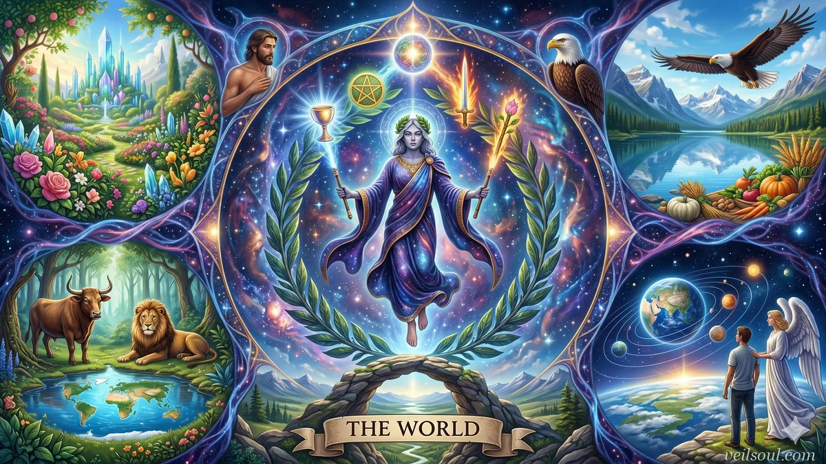 The World Tarot Card Meaning: Completion, Fulfillment, and Wholeness