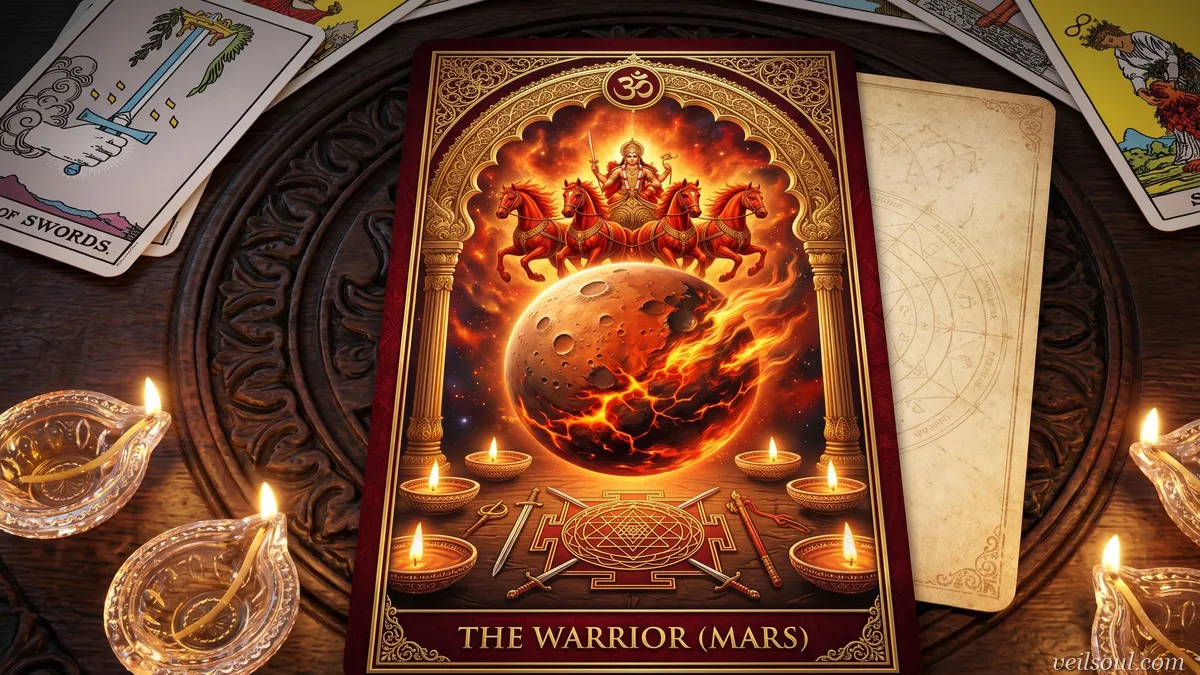 Mars in Tarot: Action, Courage, and the Fire Within