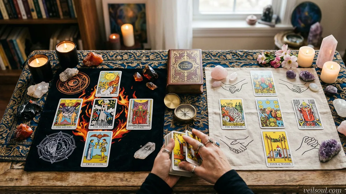 Twin Flame vs Soulmate: What Tarot Reveals