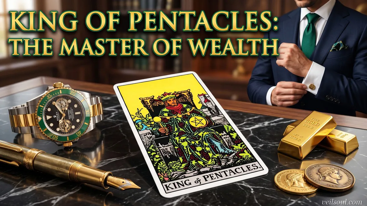 King of Pentacles Tarot Card Meaning: Wealth, Leadership, and Material Mastery