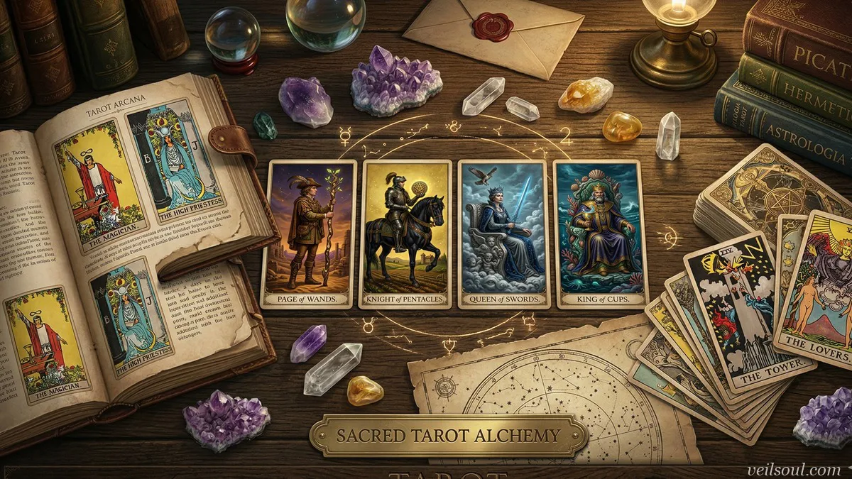 Court Cards in Tarot: Understanding Pages, Knights, Queens, and Kings