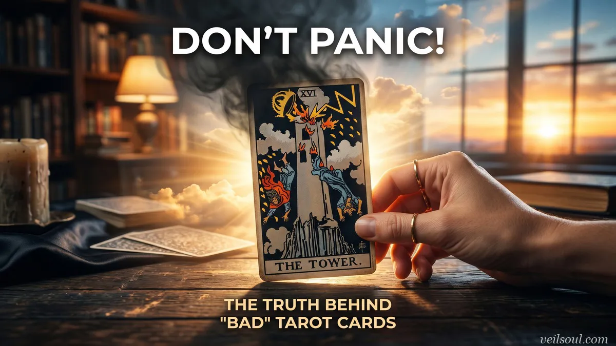 How to Interpret Scary or Negative Tarot Cards Without Panicking