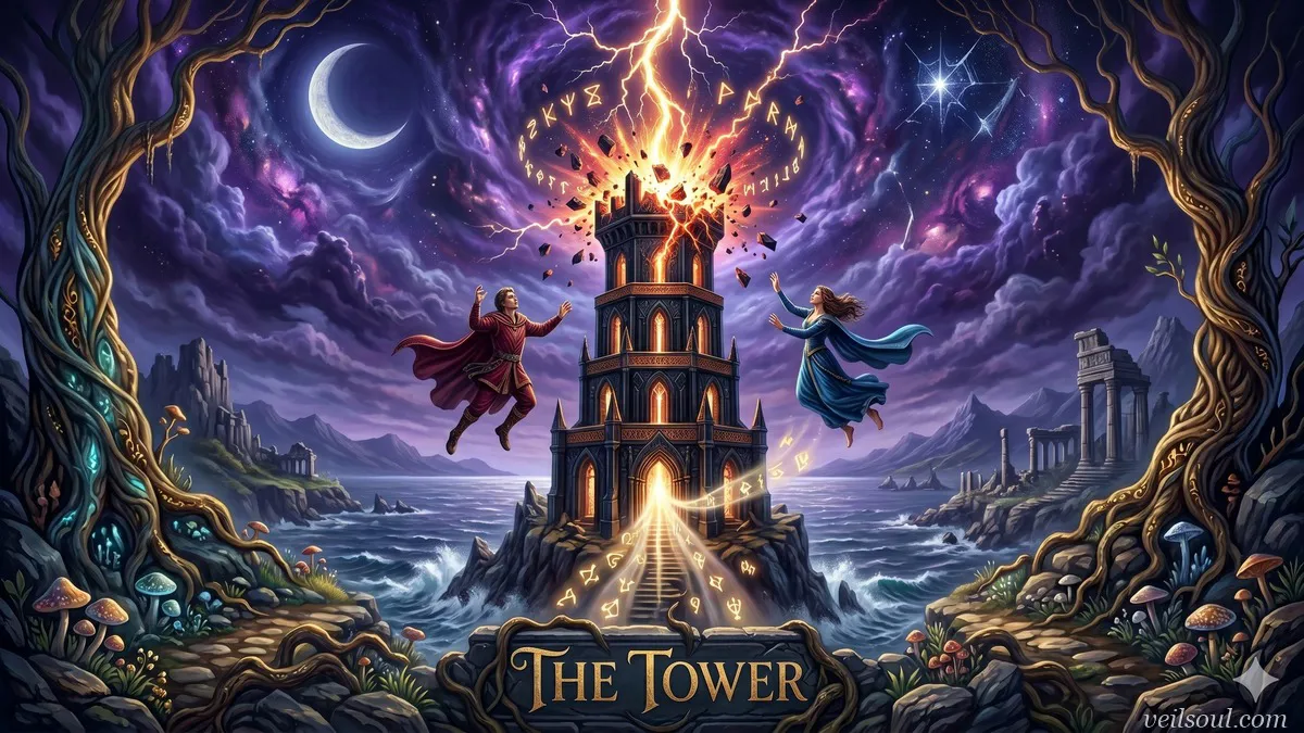 The Tower Tarot Card Meaning: Sudden Change, Revelation, and Breakthrough