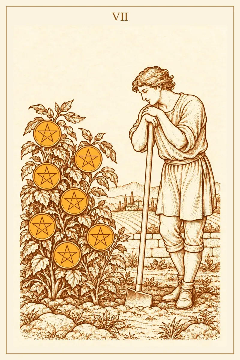 Seven of Pentacles