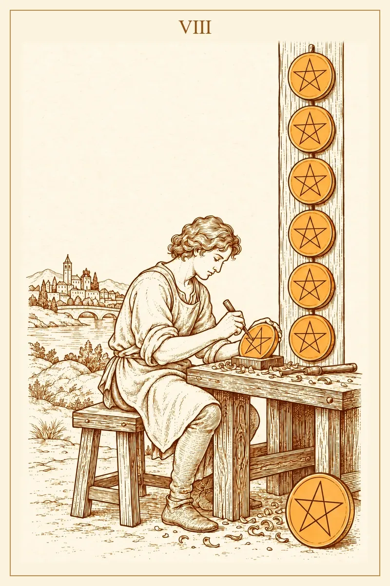 Eight of Pentacles