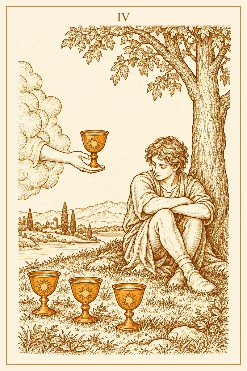 Four of Cups